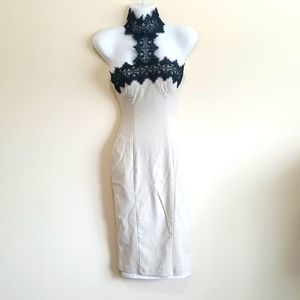 Rare London Tan Dress sz 2